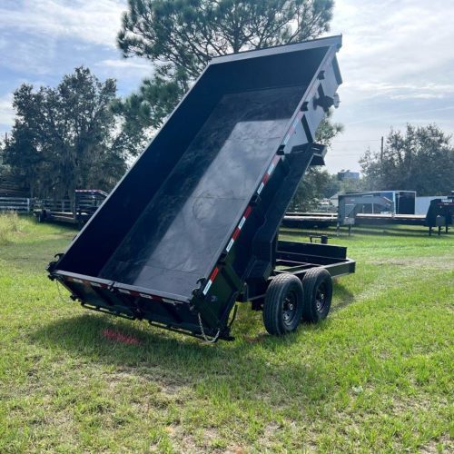 14x83 bp dump trailer 2ft sides 2 7k axles 000970 432301