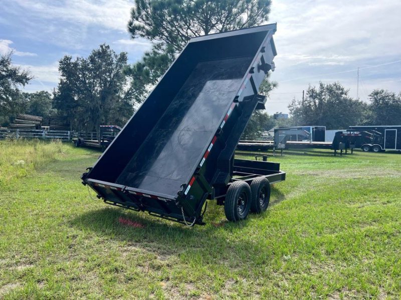 14x83 bp dump trailer 2ft sides 2 7k axles 000970 432301