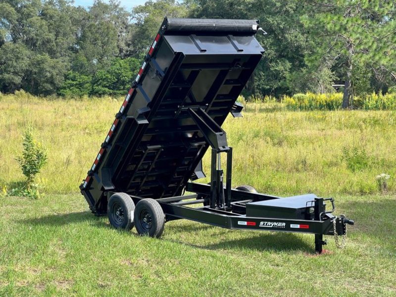 14x83 bp dump trailer 2ft sides 2 7k axles 000970 737417