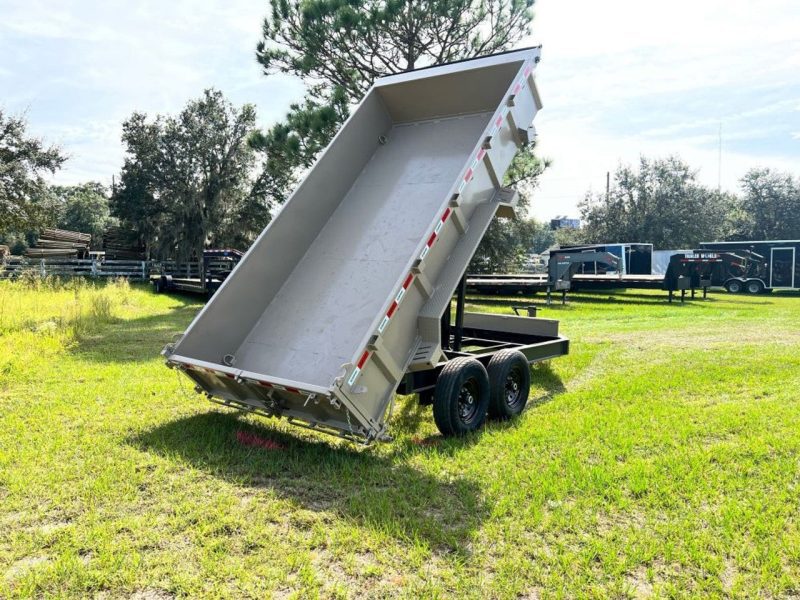 14x83 bp dump trailer 2ft sides 2 7k axles 000971 306911