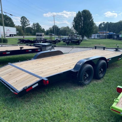 20 single car trailer 10k gvwr wood floor 934815