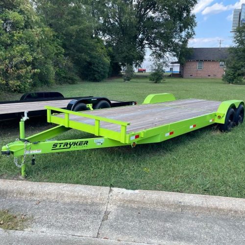 24 single car trailer 7k gvwr wood floor 207714