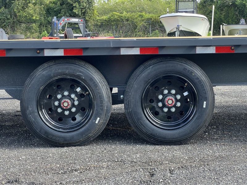 40 fs gooseneck straight deck 2 8k axles with spare tire fs40gn8kgrysd 654364