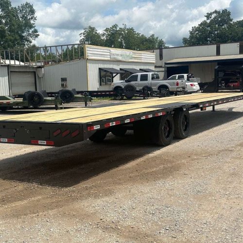 40 hotshot elite gooseneck sd 10k axles derated 12k gvwr 18ply tires spare 10 aluminum ramps aschse40gn21000012000arblackal 18p st 170004