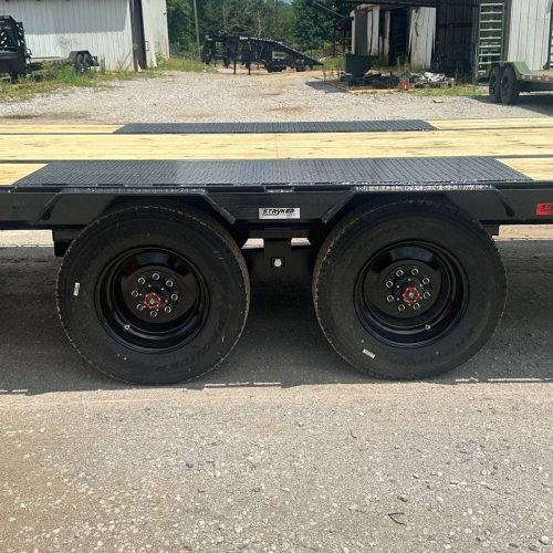 40 hotshot elite gooseneck sd 10k axles derated 12k gvwr 18ply tires spare 10 aluminum ramps aschse40gn21000012000arblackal 18p st 772027