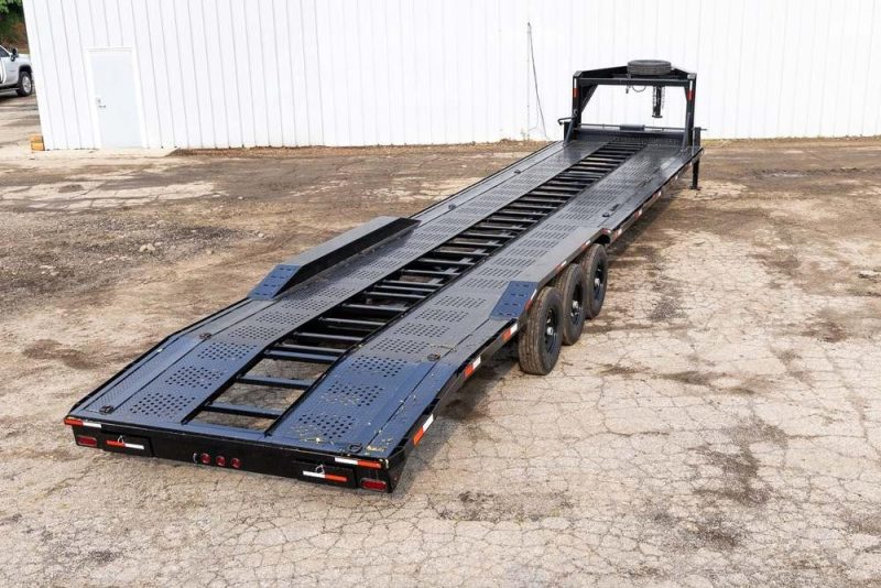 44 mesh deck truck and van trailer 3 7k axles 14ply tires wwinch 239070