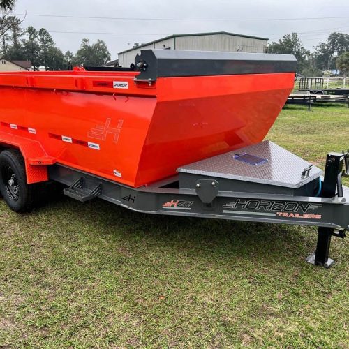 horizon hz7 bumper pull dump trailer 977724