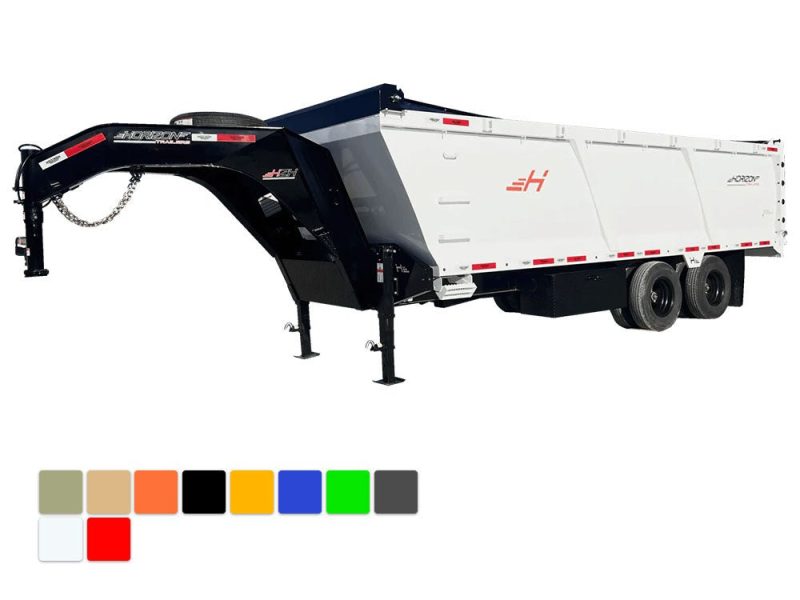 horizon hzh gooseneck dump trailer 550980