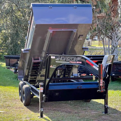 horizon lz7 gooseneck dump trailer 111051