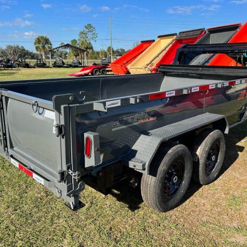 horizon lz7 gooseneck dump trailer 619956