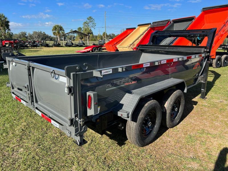 horizon lz7 gooseneck dump trailer 619956