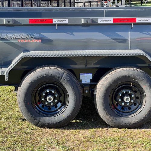 horizon lz7 gooseneck dump trailer 801481