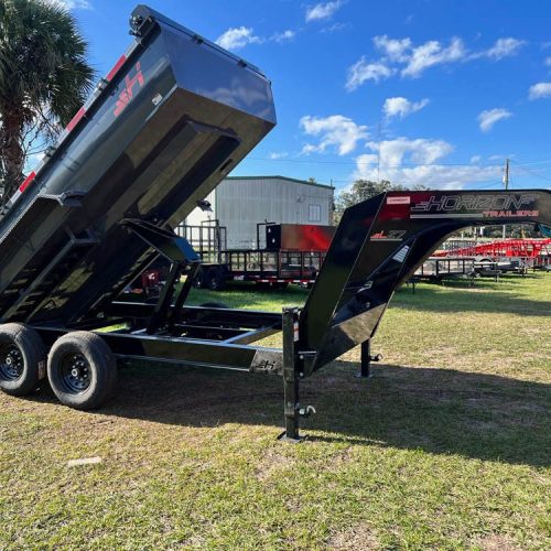 horizon lz7 gooseneck dump trailer 915891