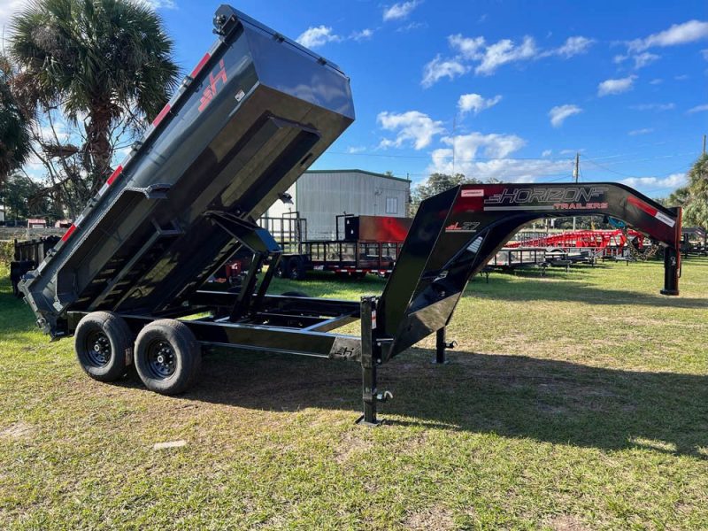 horizon lz7 gooseneck dump trailer 915891