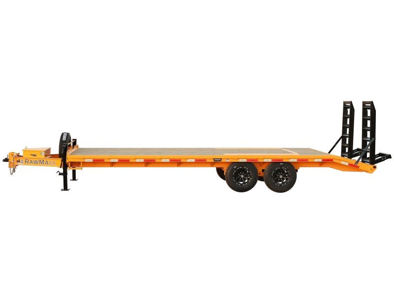 rawmaxx dox bumper pull deckover trailer 388580