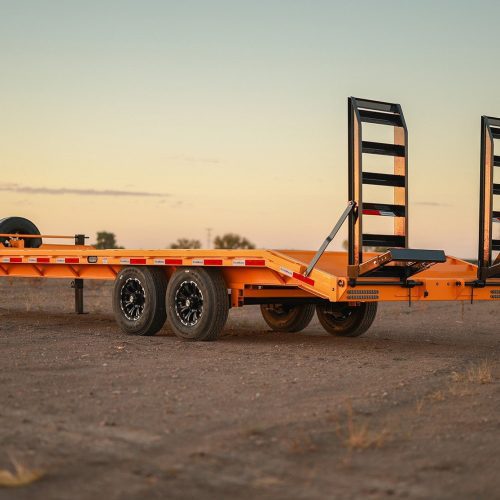 rawmaxx dox bumper pull deckover trailer 929104