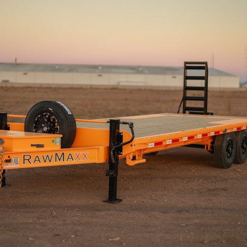 rawmaxx dox bumper pull deckover trailer 958897