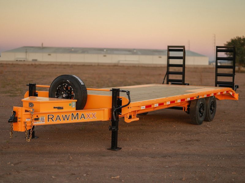 rawmaxx dox bumper pull deckover trailer 958897