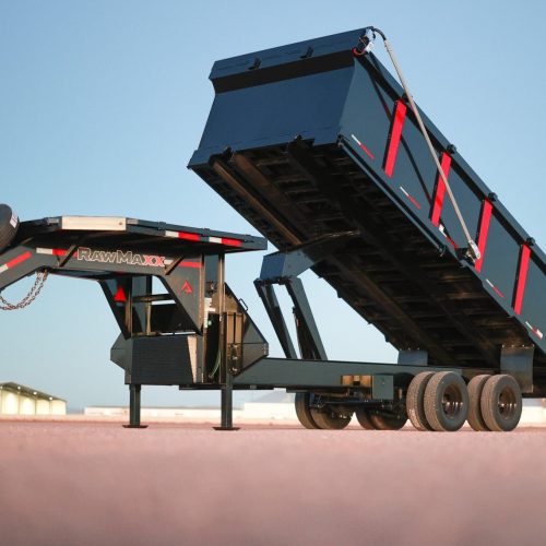 rawmaxx hdx gooseneck dump trailer 267762