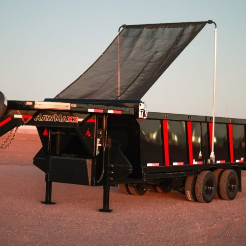 rawmaxx hdx gooseneck dump trailer 634307