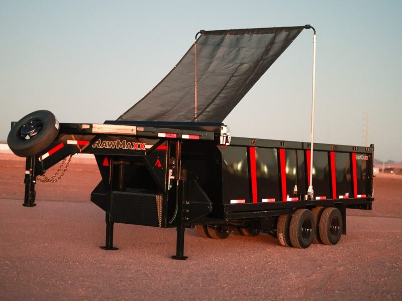 rawmaxx hdx gooseneck dump trailer 634307