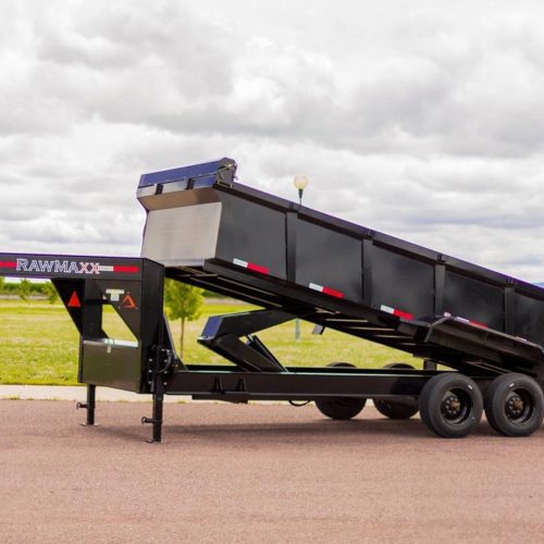 rawmaxx ltx gooseneck dump trailer 594473