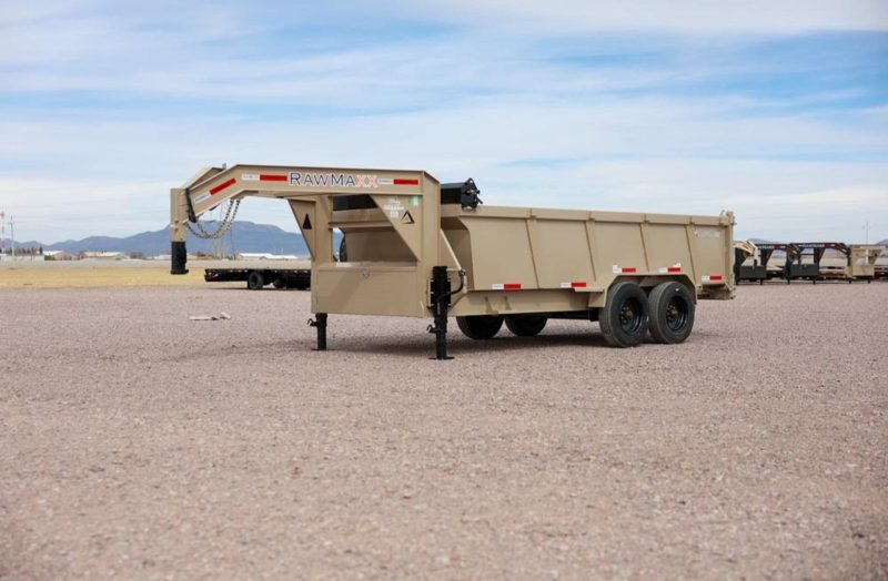 rawmaxx ltx gooseneck dump trailer 631349