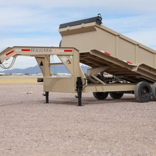 rawmaxx ltx gooseneck dump trailer 784343