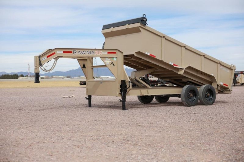 rawmaxx ltx gooseneck dump trailer 784343