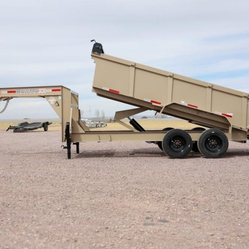 rawmaxx ltx gooseneck dump trailer 850311